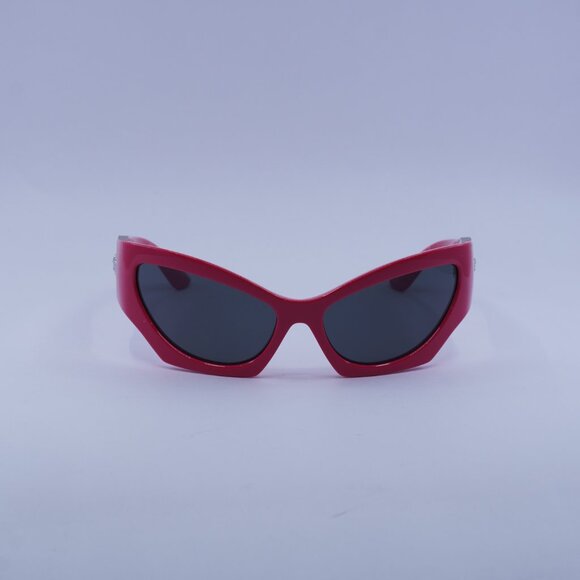 Versace VE4450 541787 Sunglasses Pink Cat Eye Frame, Grey Lenses - Picture 3 of 9